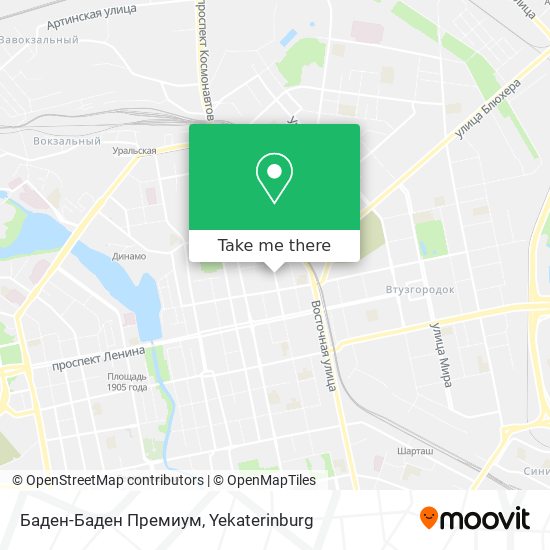 Баден-Баден Премиум map