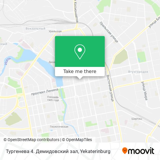 Тургенева 4. Демидовский зал map