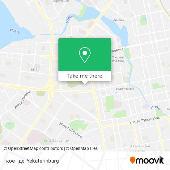 кое-где map
