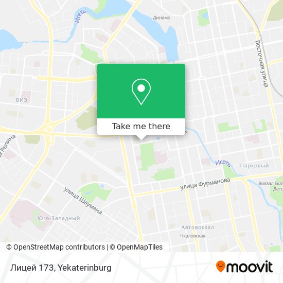 Лицей 173 map