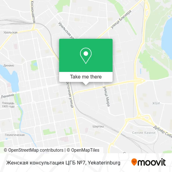 Женская консультация ЦГБ №7 map