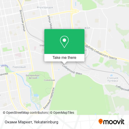 Оками Маркет map