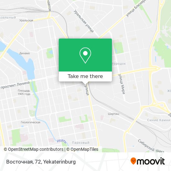 Восточная, 72 map