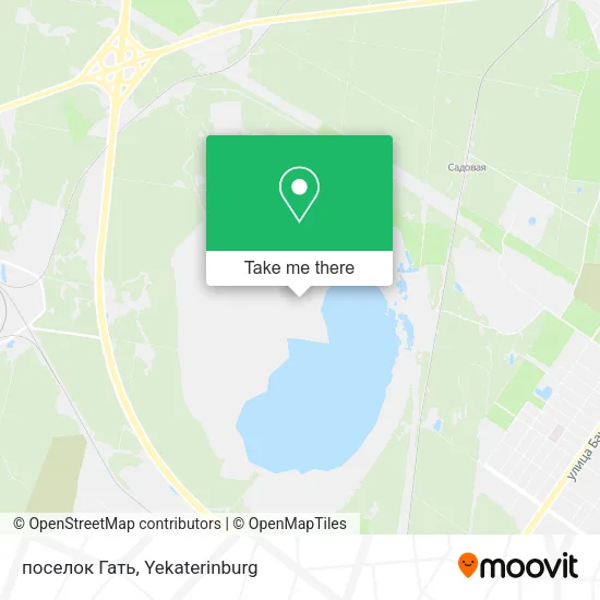 поселок Гать map