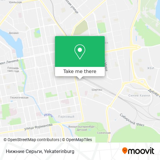 Нижние Серьги map