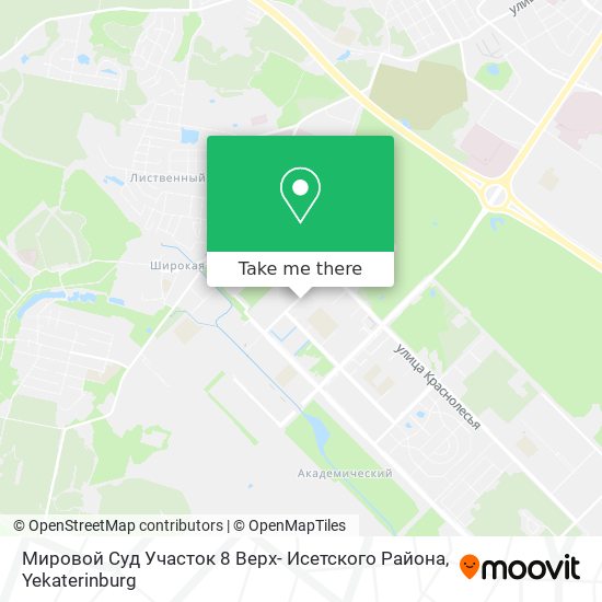 Мировой Суд Участок 8 Верх- Исетского Района map