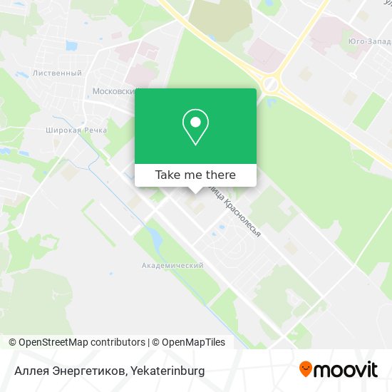 Аллея Энергетиков map