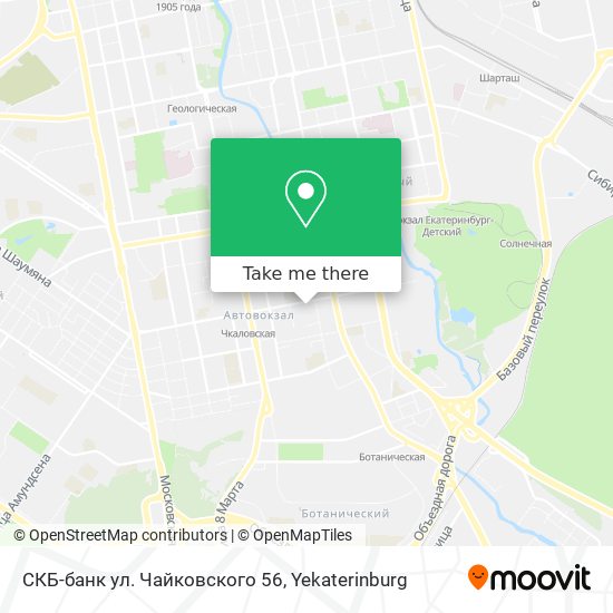 СКБ-банк ул. Чайковского 56 map