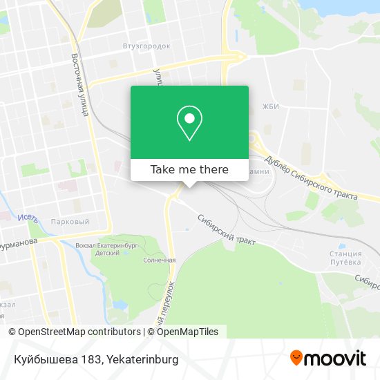 Куйбышева 183 map