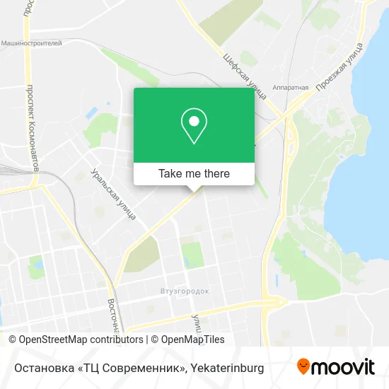 Остановка «ТЦ Современник» map