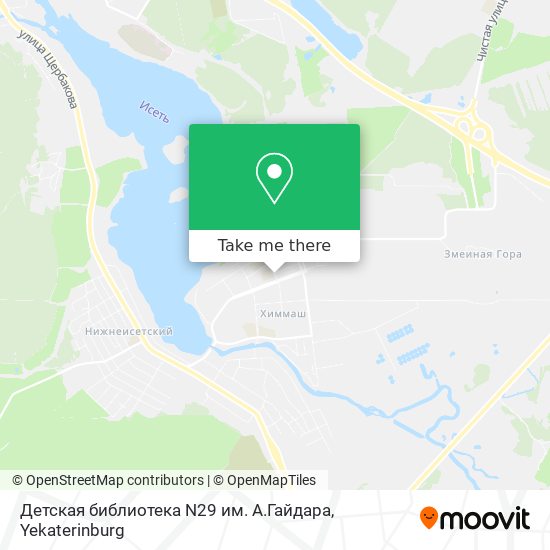 Детская библиотека N29 им. А.Гайдара map