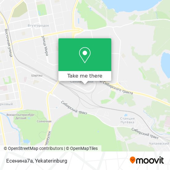 Есенина7а map