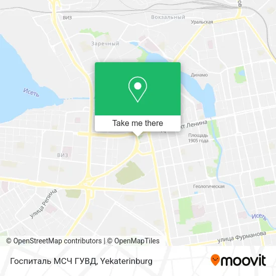 Госпиталь МСЧ ГУВД map