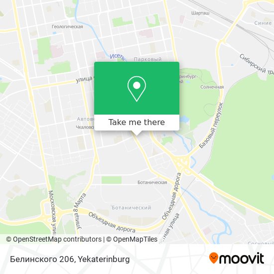 Белинского 206 map