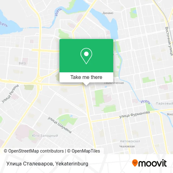 Улица Сталеваров map