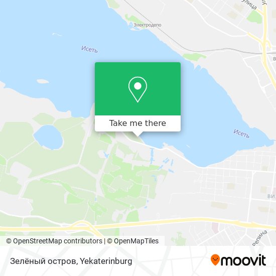 Зелёный остров map