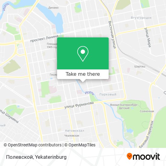 Полевской map