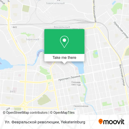 Ул. Февральской революции map