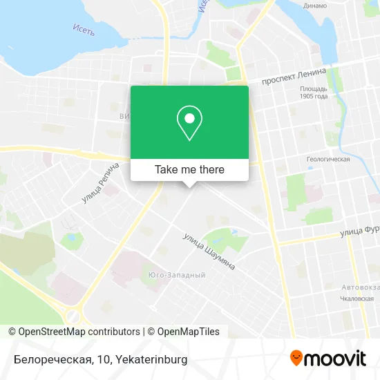 Белореческая, 10 map