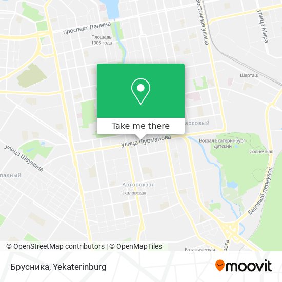 Брусника map