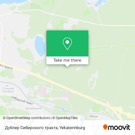 Дублер Сибирского тракта map