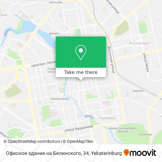 Офисное здание на Белинского, 34 map