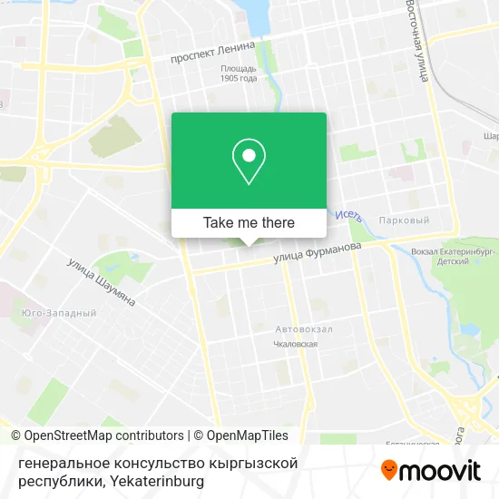 генеральное консульство кыргызской республики map