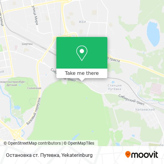 Остановка ст. Путевка map