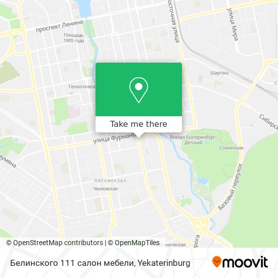 Белинского 111 салон мебели map