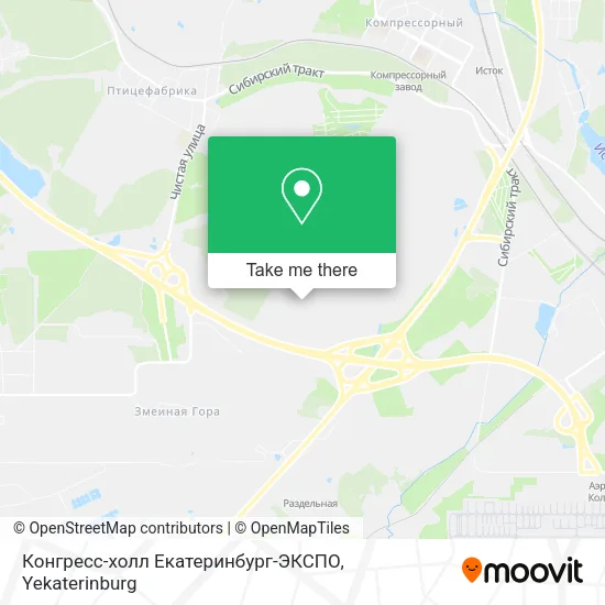 Конгресс-холл Екатеринбург-ЭКСПО map