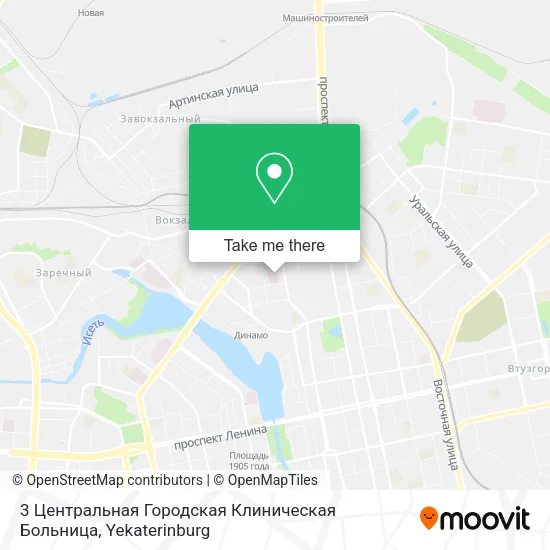 3 Центральная Городская Клиническая Больница map