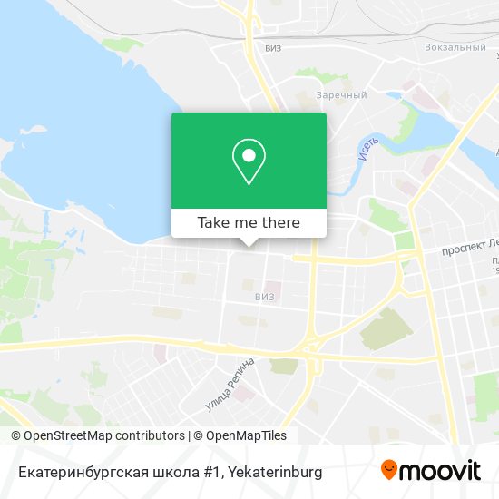 Екатеринбургская школа #1 map