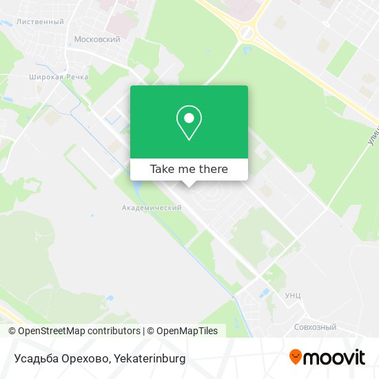 Усадьба Орехово map