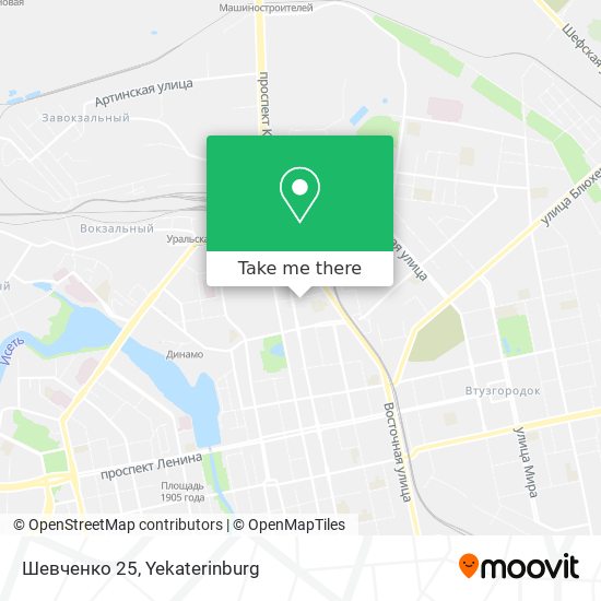 Шевченко 25 map