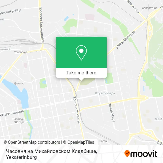 Часовня на Михайловском Кладбище map
