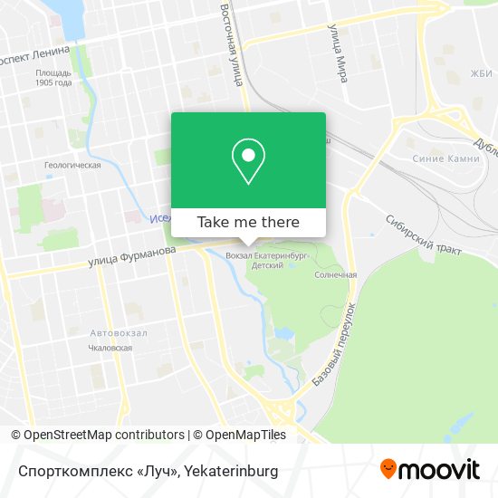 Спорткомплекс «Луч» map