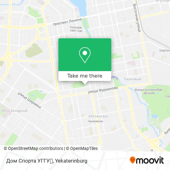 Дом Спорта УГГУ💪 map