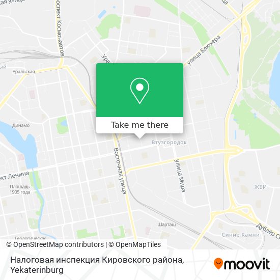 Налоговая инспекция Кировского района map