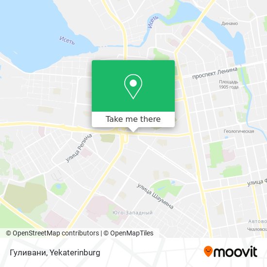 Гуливани map