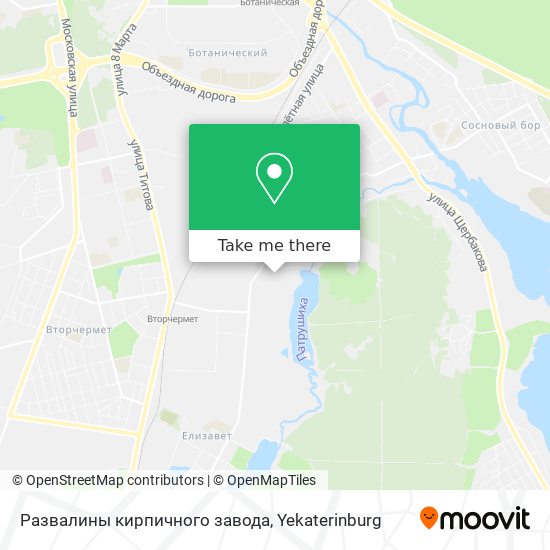 Развалины кирпичного завода map