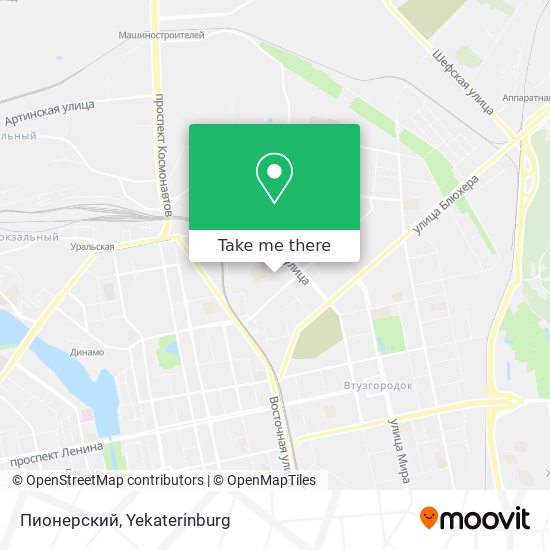 Пионерский map