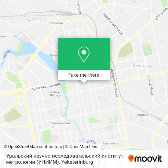 Уральский научно-исследовательский институт метрологии (УНИИМ) map