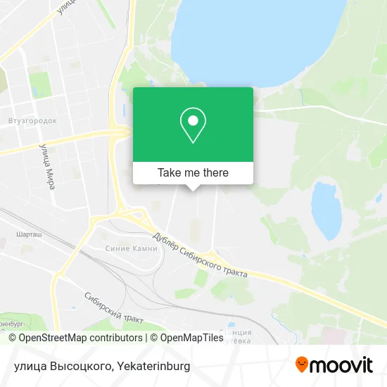 улица Высоцкого map