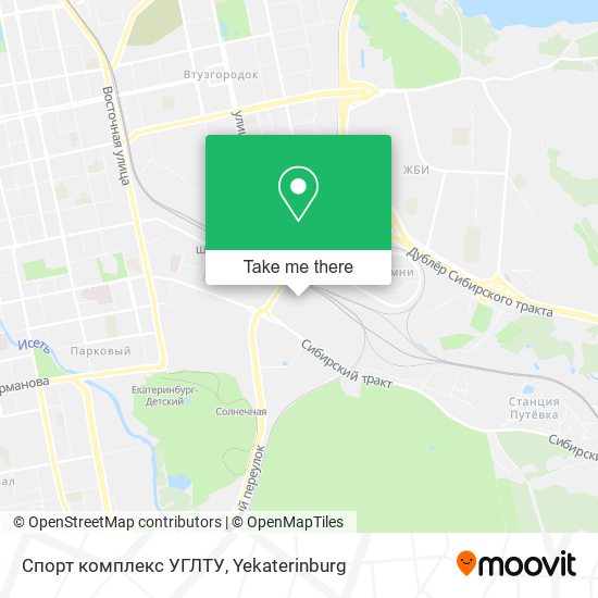Спорт комплекс УГЛТУ map