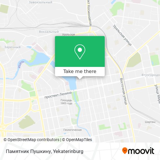 Памятник Пушкину map