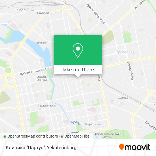Клиника "Партус" map