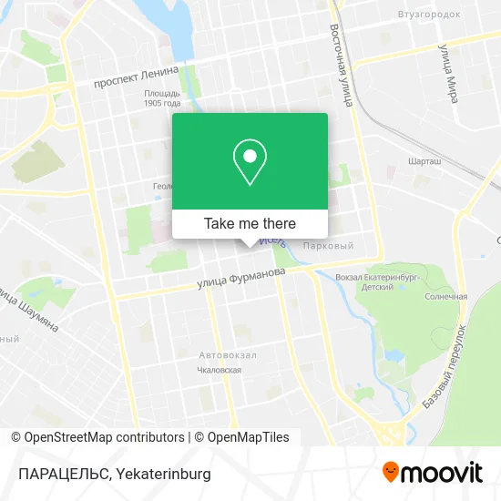 ПАРАЦЕЛЬС map