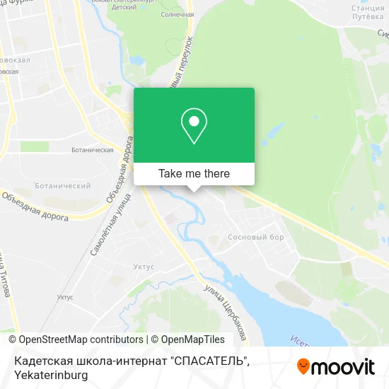 Кадетская школа-интернат "СПАСАТЕЛЬ" map