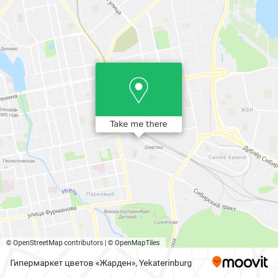 Гипермаркет цветов «Жарден» map