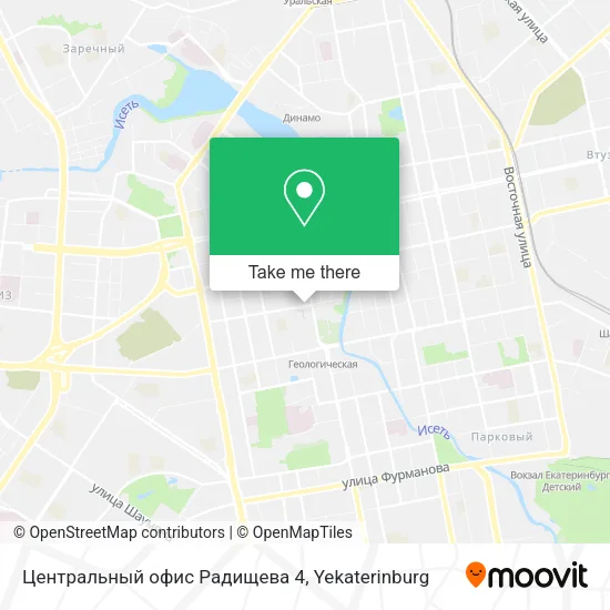 Центральный офис Радищева 4 map